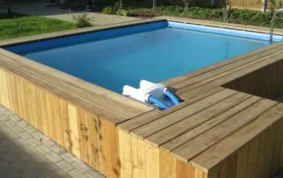 construction piscine en bois à Grasse