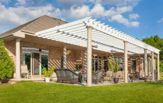 Scenic Brick House With Large Patio And Pergola